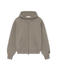 Fear of God Essentials Classic Fleece Zip-Up Hoodie Homestead Heather