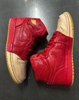 Jordan 1 Retro High Dip-Toe Red (Women's) (Pre-Owned)
