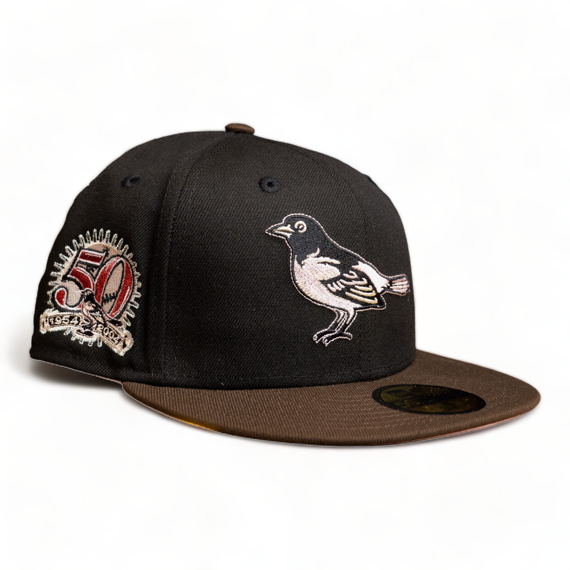 New Era 59Fifty Reverse Pink Mocha Collection Fitted (Baltimore Orioles)