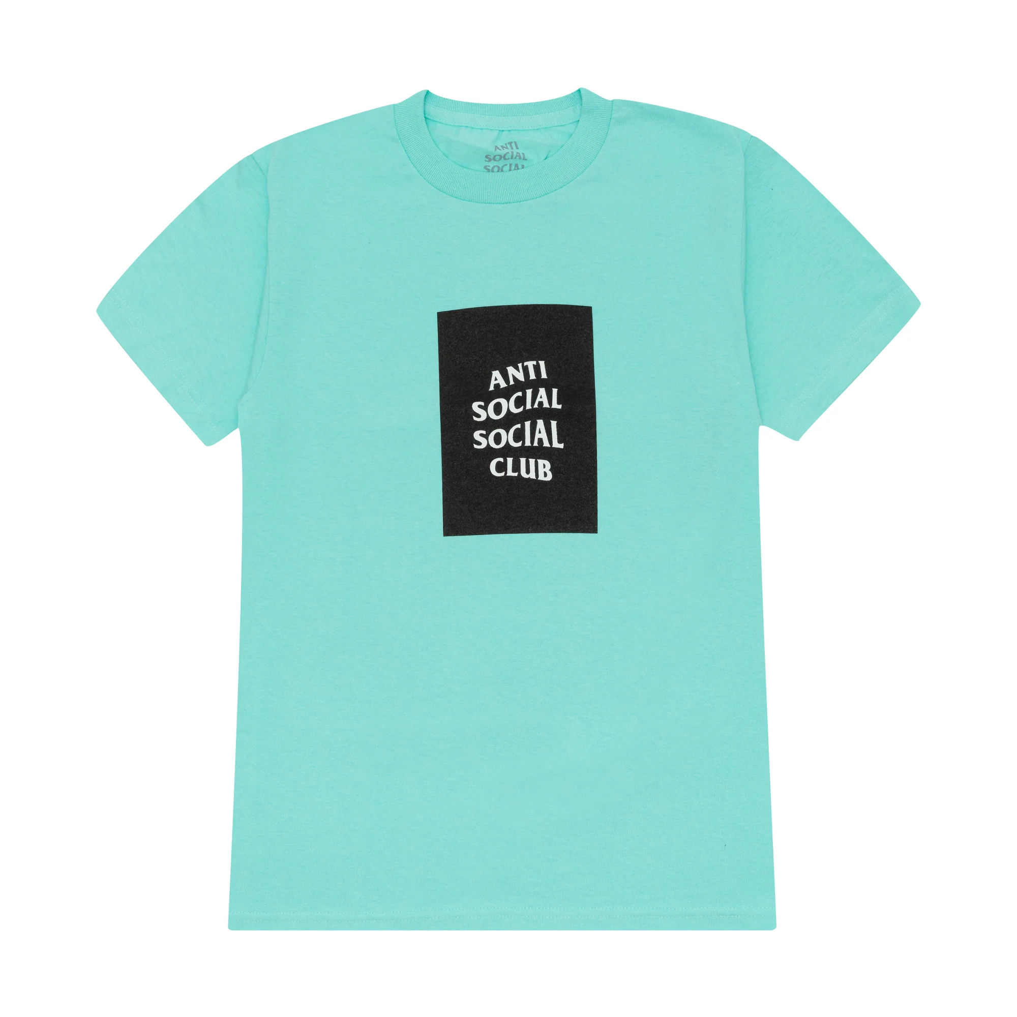 Anti Social Social Club Box Logo Tee (Teal) - Main Image