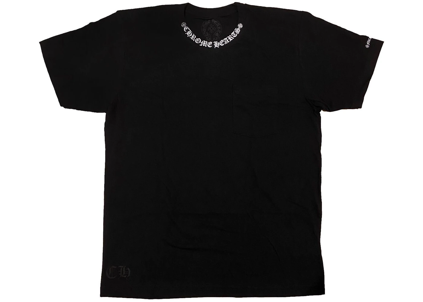 Chrome Hearts Neck Logo Fuck You Sleeve Tee Black – The Magnolia Park
