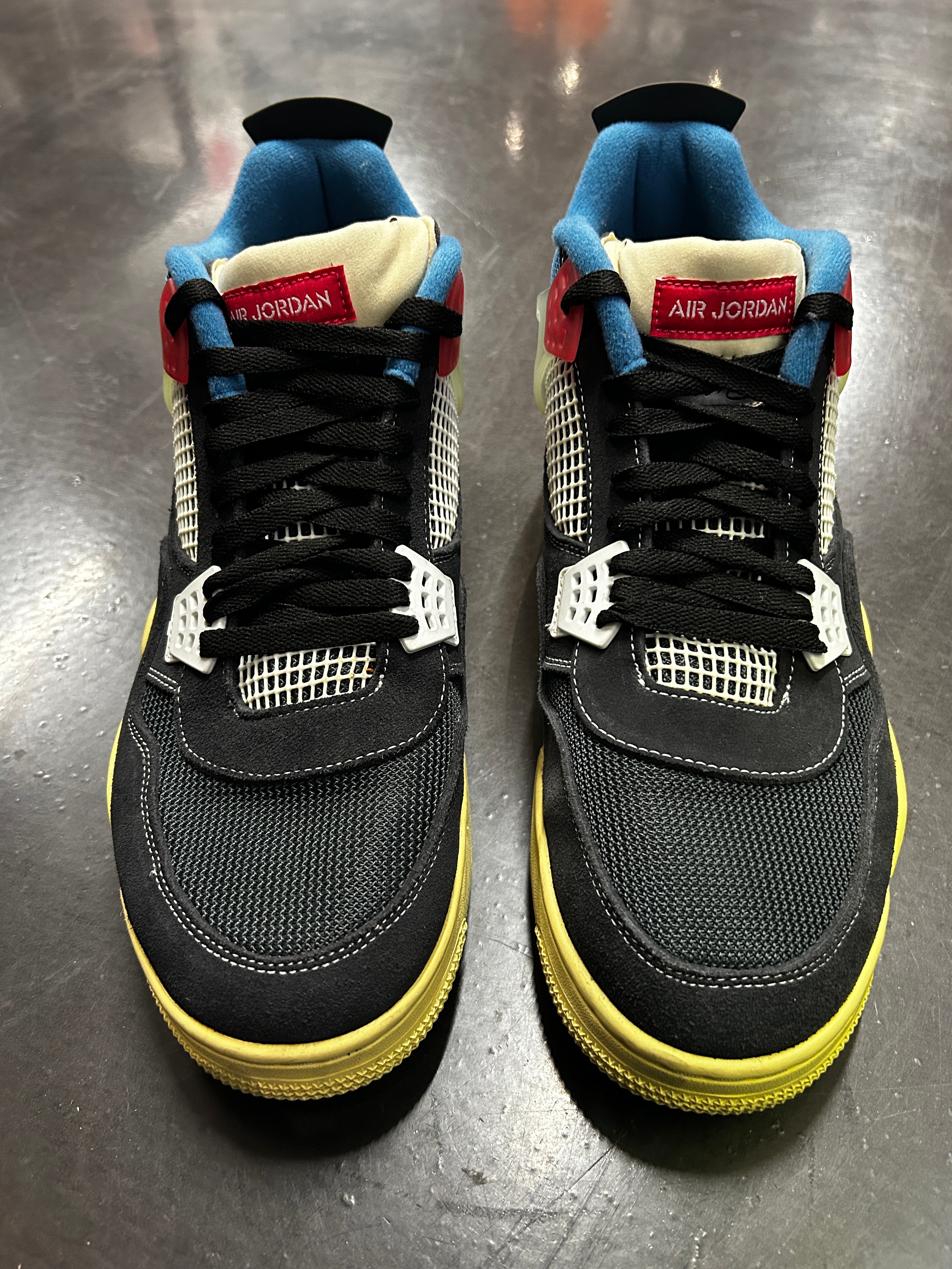 Union × NIKE AIR JORDAN 4 RETRO SP 27cm DJ5718 300 スニーカー 