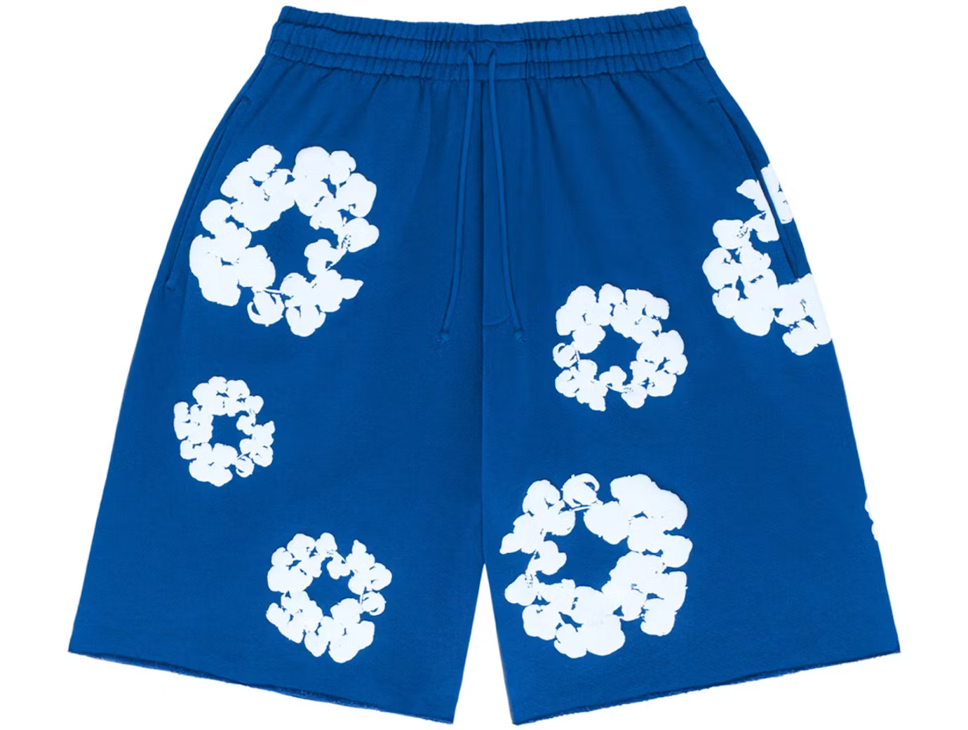 Denim Tears The Cotton Wreath Sweat Shorts Blue – The Magnolia Park