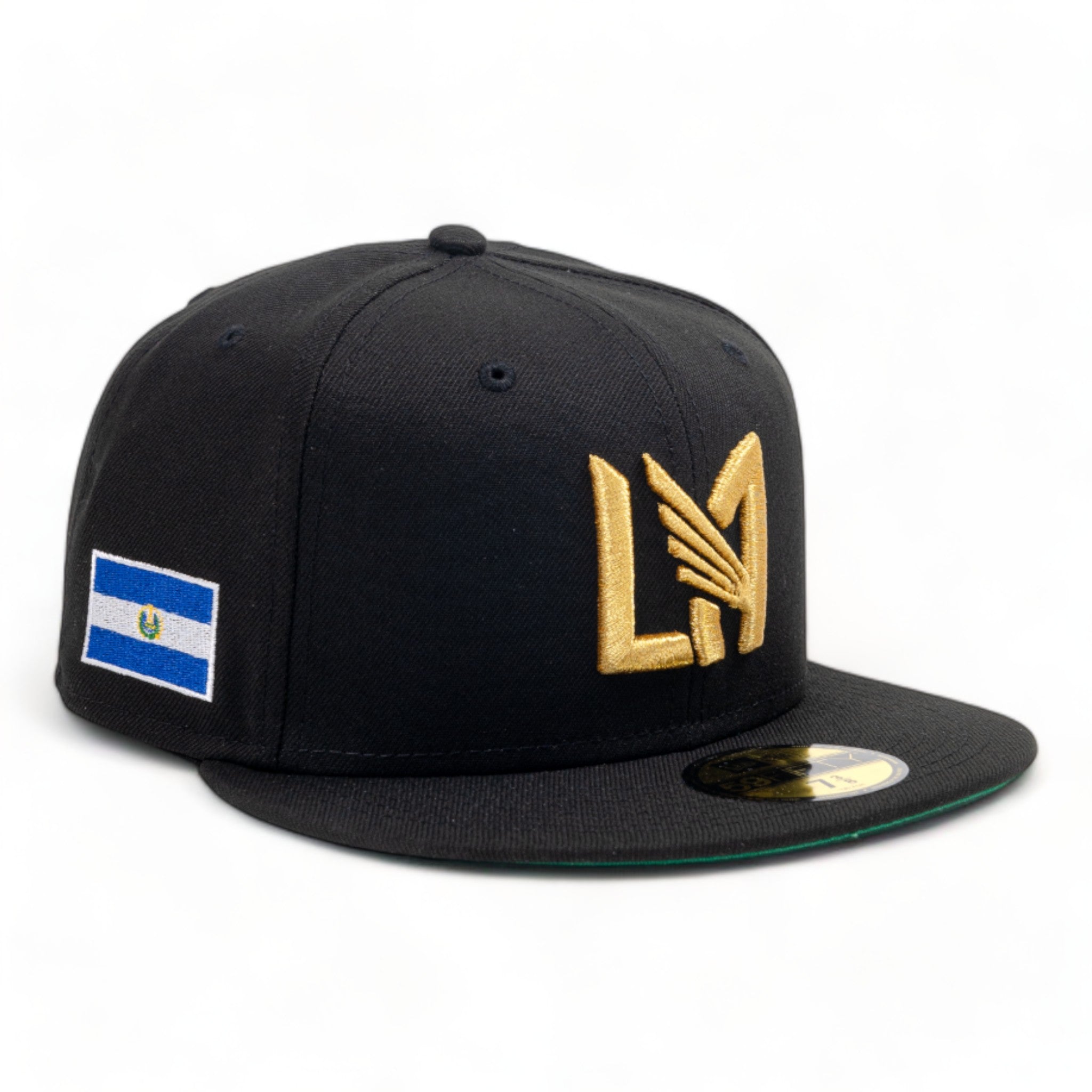 The Magnolia Park x New Era 59Fifty Fitted LAFC Heritage Collection (El Salvador Flag) (Black/Gold)