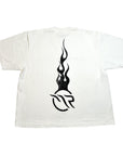 The Magnolia Park Flame Logo Tee White