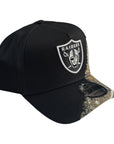 New Era 940 A-Frame Snapback Las Vegas Raiders Real Tree Split Black