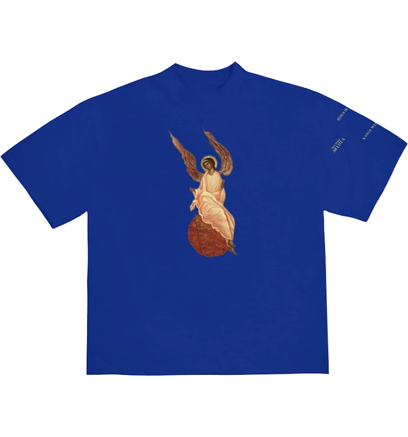 Kanye West Jesus Is King Archangel I T-shirt Blue – The Magnolia Park
