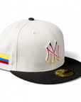 New Era 59Fifty Fitted New York Yankees Medellin Sunset Pack (Colombia Flag) (White)