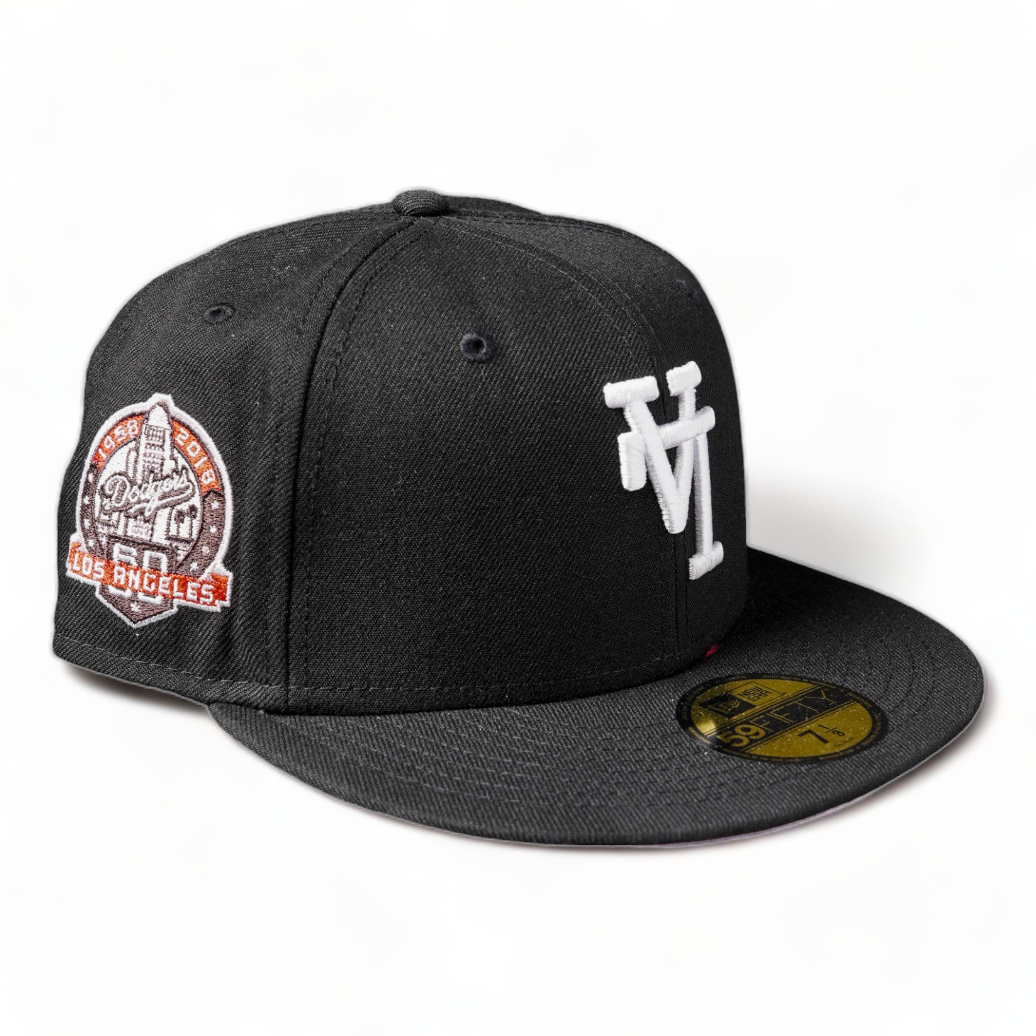 New Era 59Fifty Fitted Los Angeles Dodgers Upside Down Pink Mocha