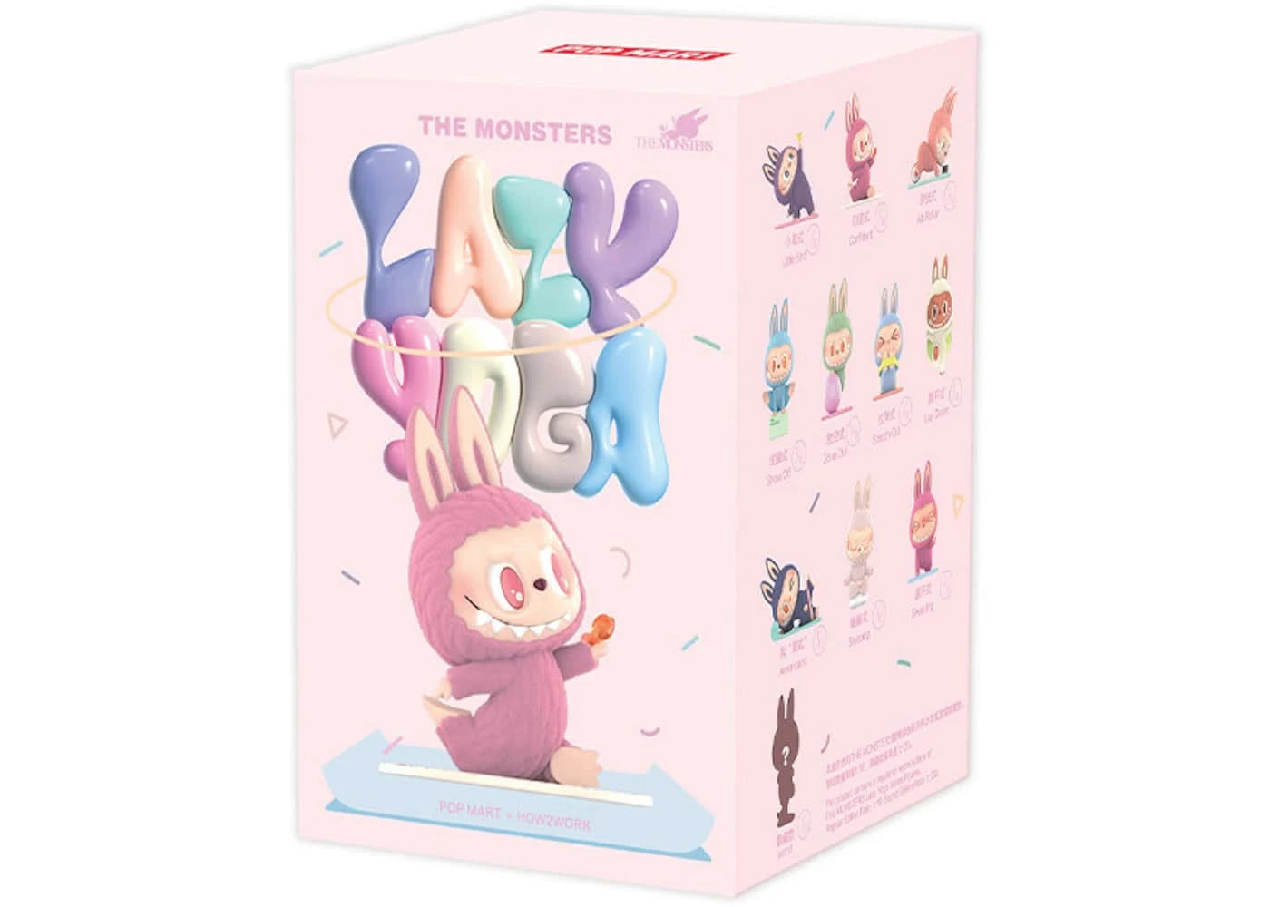 Pop Mart Labubu The Monsters Lazy Yoga Series Figures Single Blind