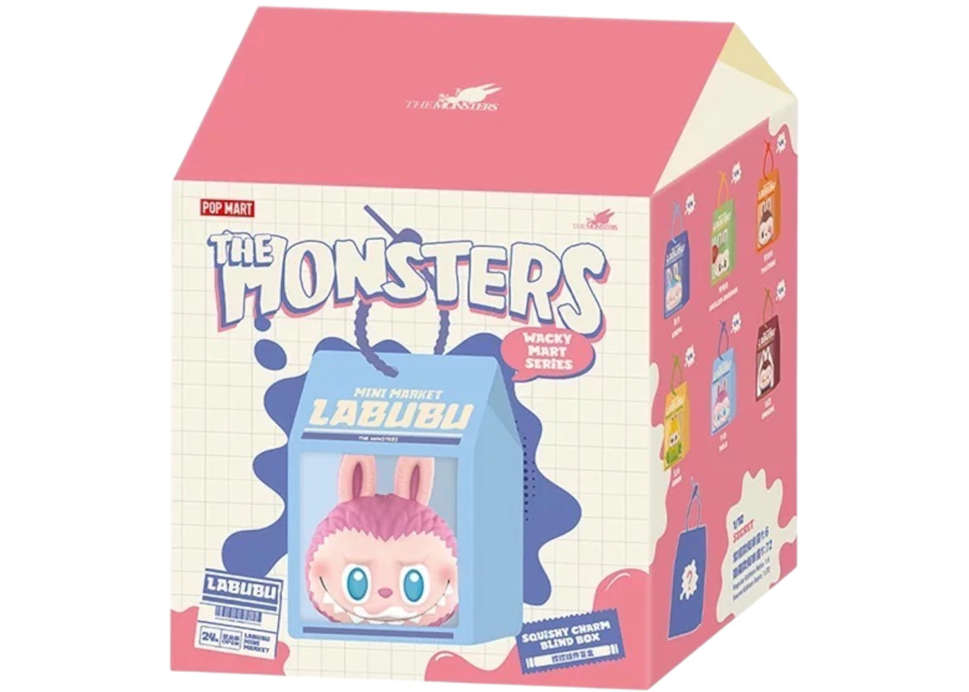 the monsters pop mart Pop Mart Labubu The Monsters Wacky Mart Series Squishy Charm Single Bl – The Magnolia Park