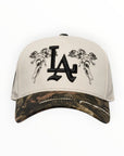 Sworn To Us City Of Angels A-Frame Snapback Camo