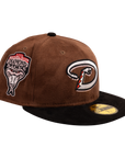 New Era 59Fifty Arizona Diamondbacks Pink Mocha Suede