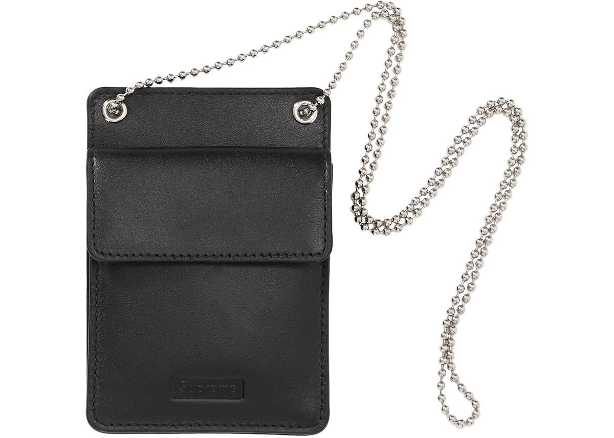 Supreme Leather ID Holder + Wallet Black – The Magnolia Park Supreme Leather ID Holder + Wallet Black – The Magnolia Park