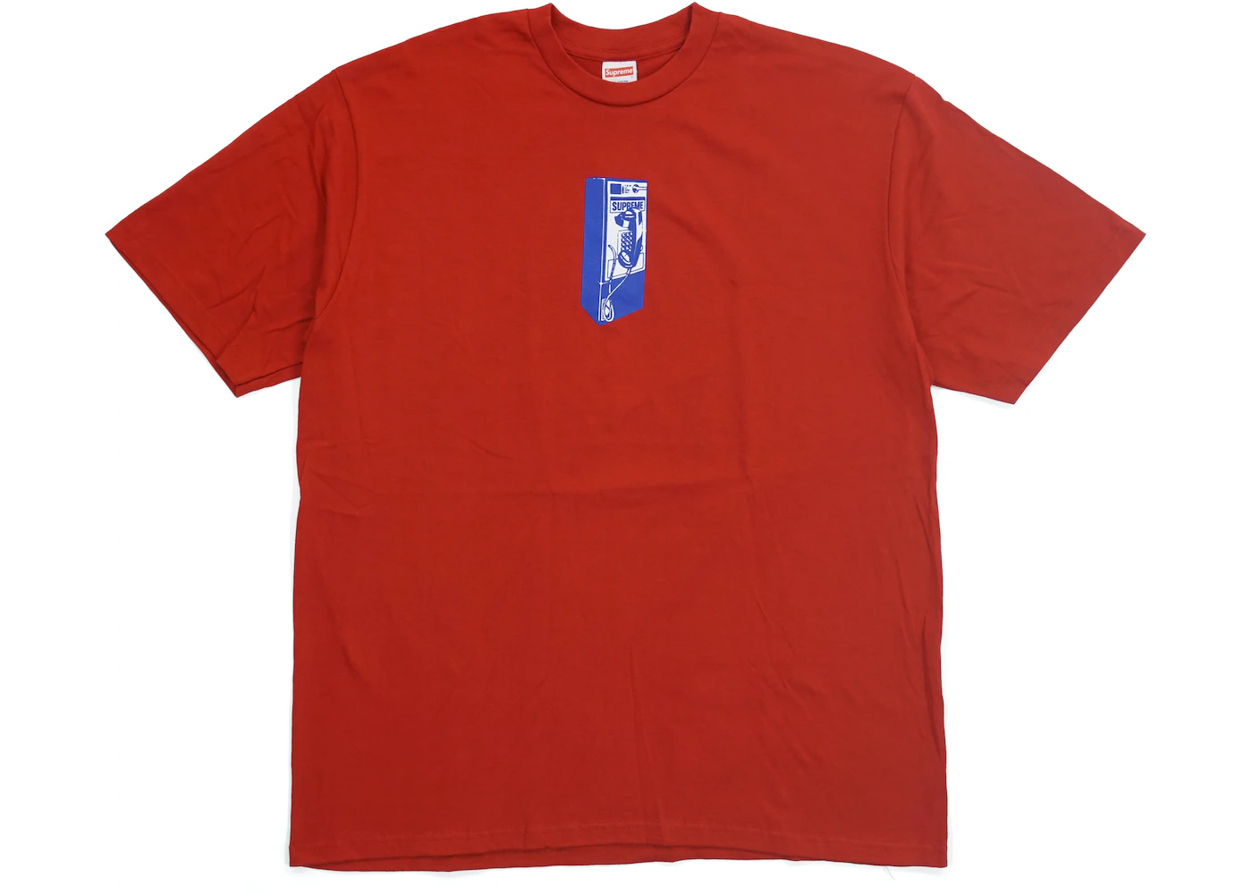 Supreme Payphone Tee Red The Magnolia Park