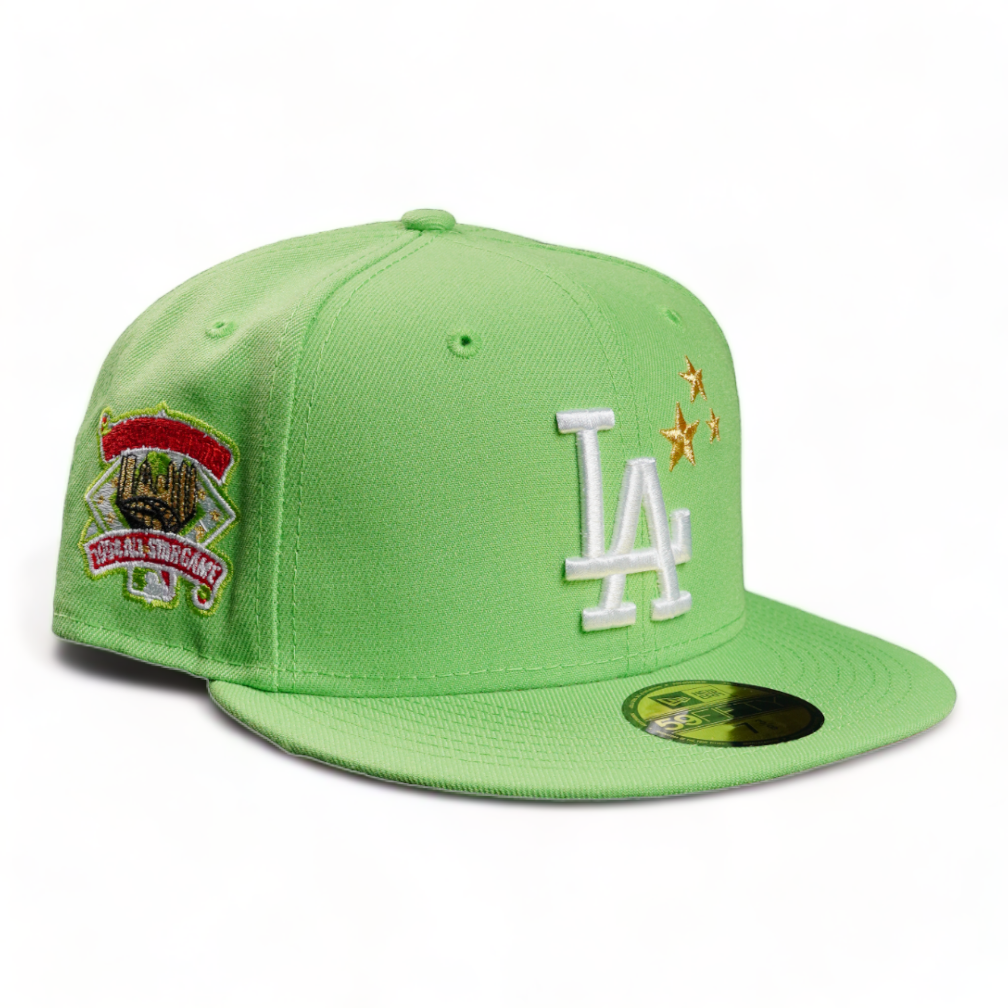 New Era 59FIfty World Famous Mag Park Collection Los Angeles Dodgers (Lime Green)