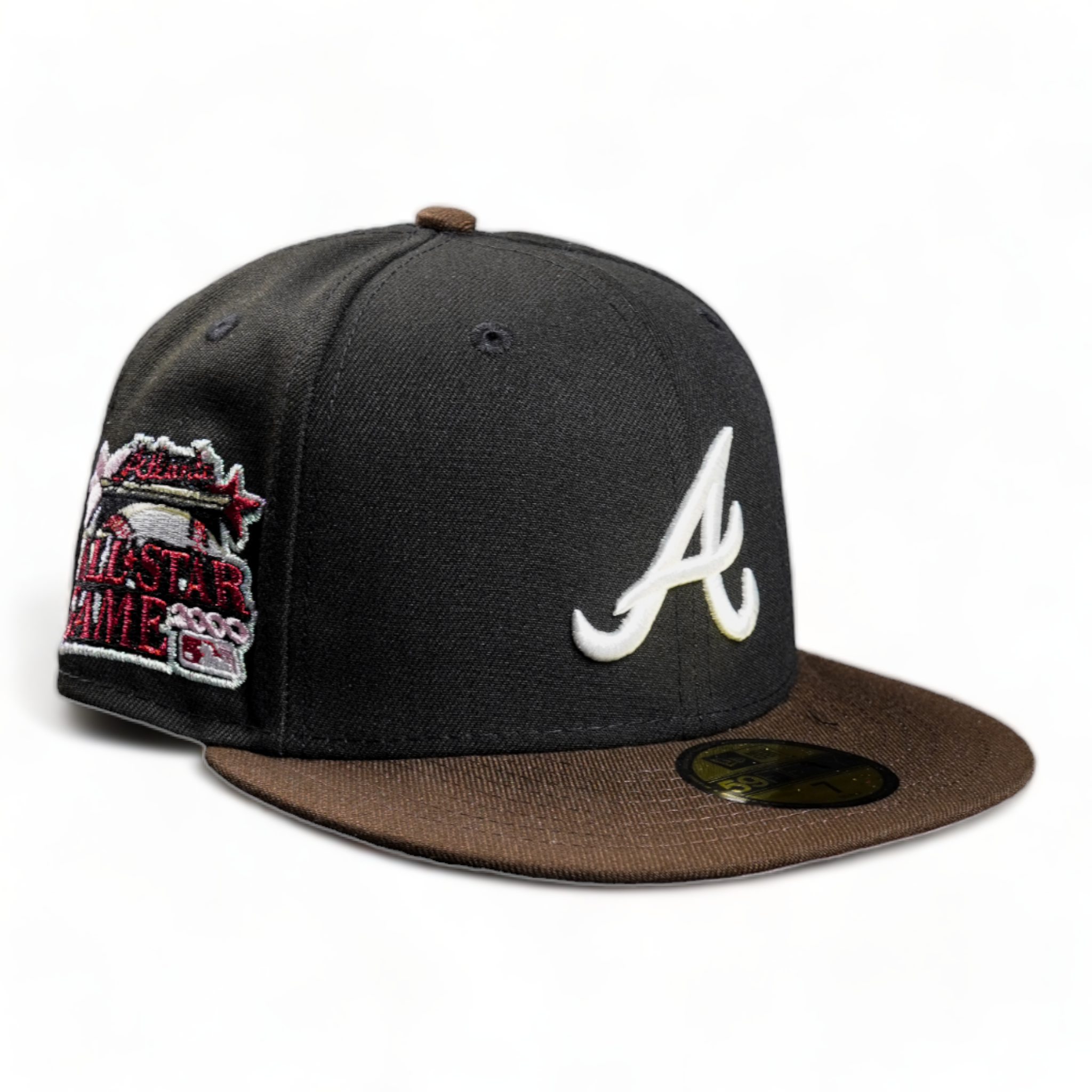 New Era 59Fifty Reverse Pink Mocha Collection Fitted (Atlanta Braves)