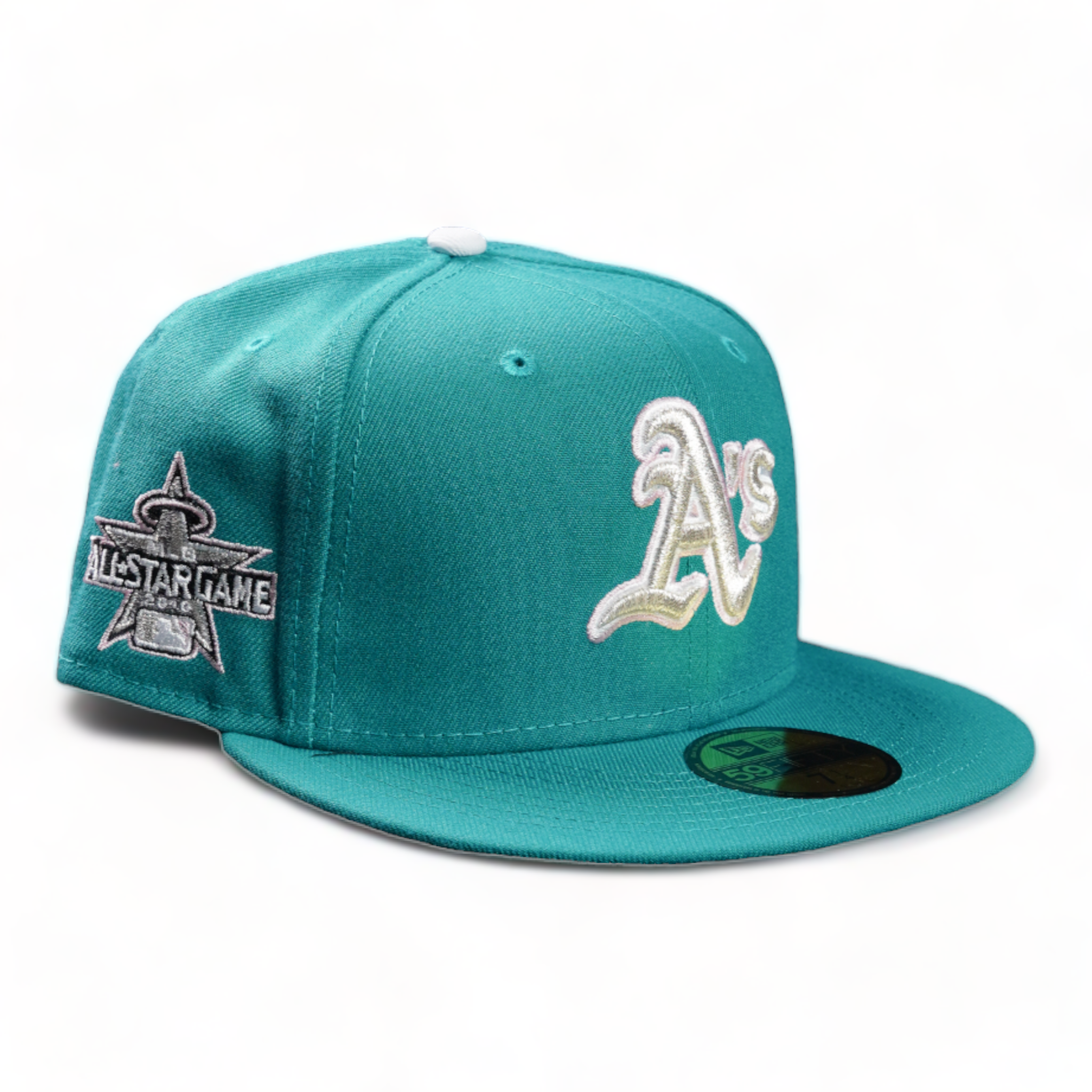 New Era 59Fifty Miki and Friends Collection Fitted Oakland Athletics (Teal/Teal)