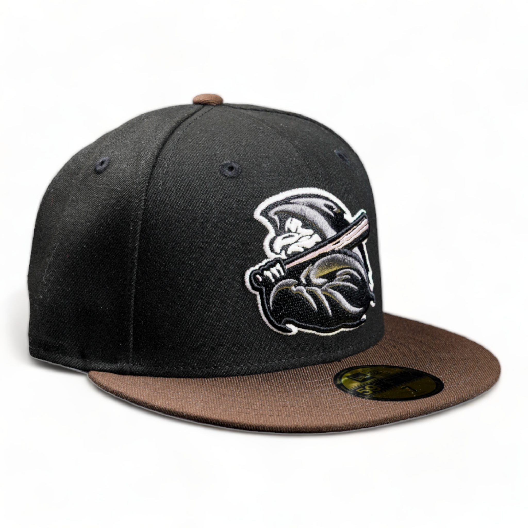 New Era 59Fifty Reverse Pink Mocha Collection Fitted (Rochester Red Wings Reaper)
