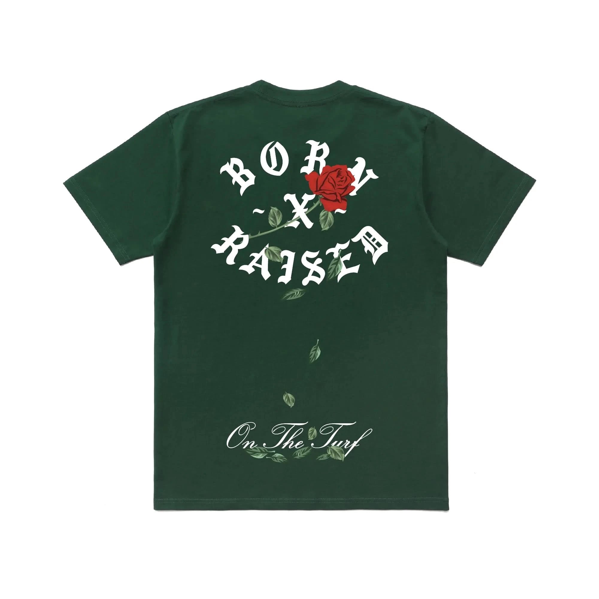 Born X Raised Red Rose Rocker Tee Emerald – The Magnolia Park