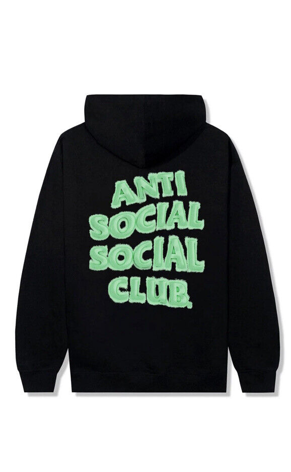 Anti social hoodie black sales