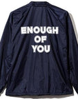 ANTI SOCIAL SOCIAL CLUB - ENOUGH OF YOU COACHES JACKET (NAVY) - The Magnolia Park