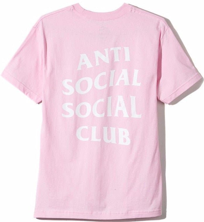 Anti Social Social Club Logo T-shirt Pink
