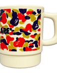 BAPE - CAMO PLASTIC MUG (GREEN/RED/BLUE) - The Magnolia Park