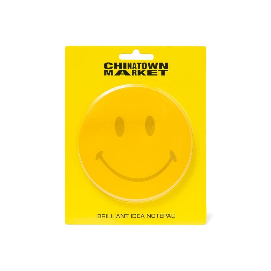 CHINATOWN MARKET - SMILEY POST IT NOTE PAD (YELLOW) - The Magnolia Park