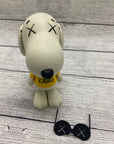 KAWS X PEANUTS - JOE SNOOPY VINYL FIGURE (WHITE) (DISPLAYED) - The Magnolia Park