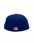 NEW ERA 59FIFTY - LOS ANGELES DODGERS GREY BOTTOM/2020 WORLD SERIES SIDE PATCH FITTED CAP (WHITE BAND) (DARK ROYAL) - The Magnolia Park