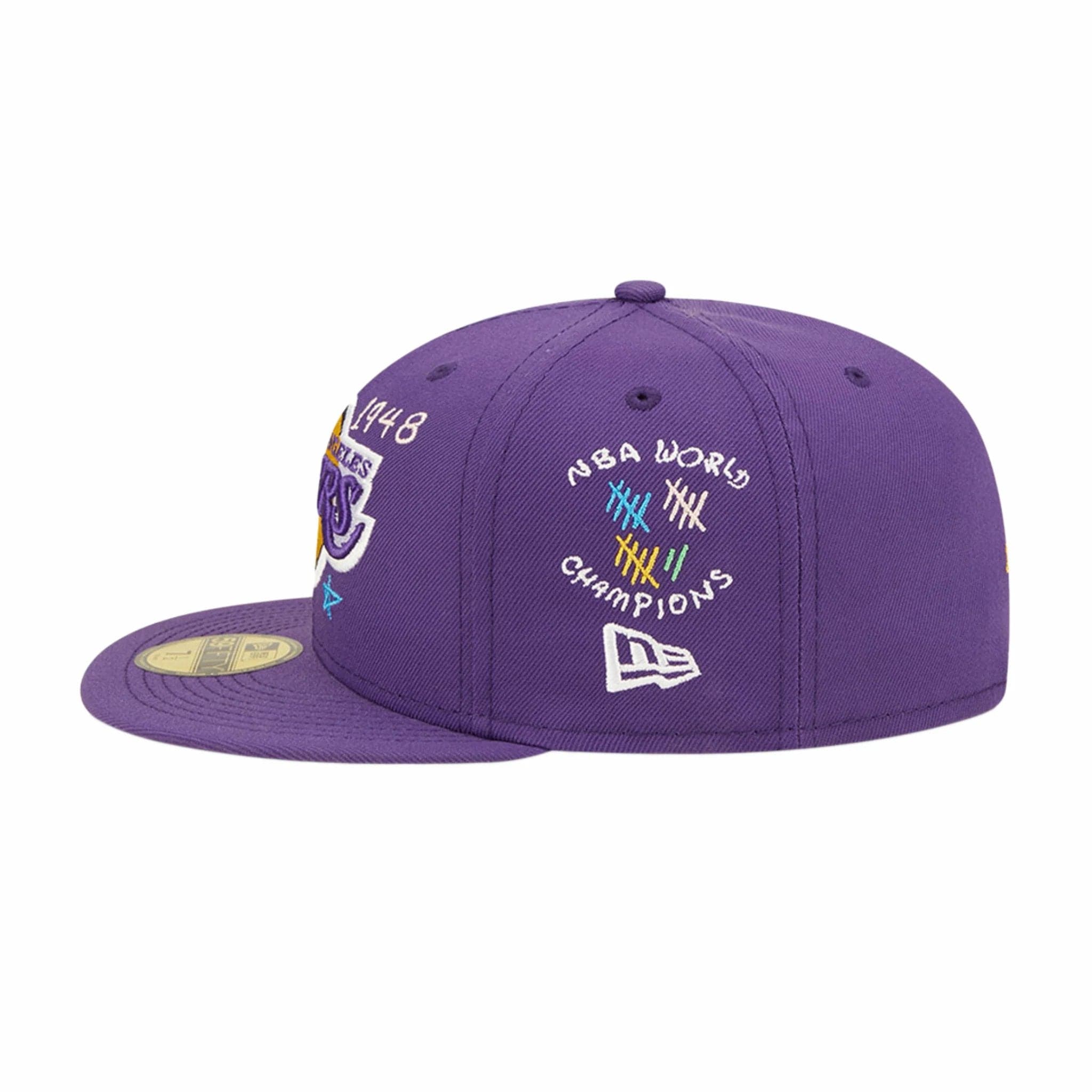 NEW ERA LOS ANGELES LAKERS "SCRIBBLE" 59FIFTY (PURPLE) - The Magnolia Park