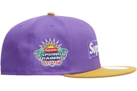 Supreme Purple 2-Tone Box Logo New Era Fitted &ndash; The Magnolia Park