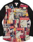 SUPREME/COMME DES GARÇONS - PATCHWORK BUTTON UP SHIRT - The Magnolia Park