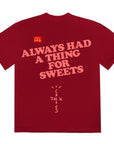 TRAVIS SCOTT X MCDONALD'S - APPLE PIE T-SHIRT (RED) - The Magnolia Park