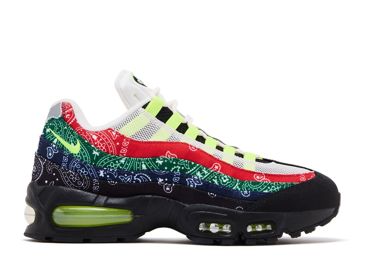 Nike Air Max 95 OG Big Bubble Neon Paisley Bandana (Pre-Owned)