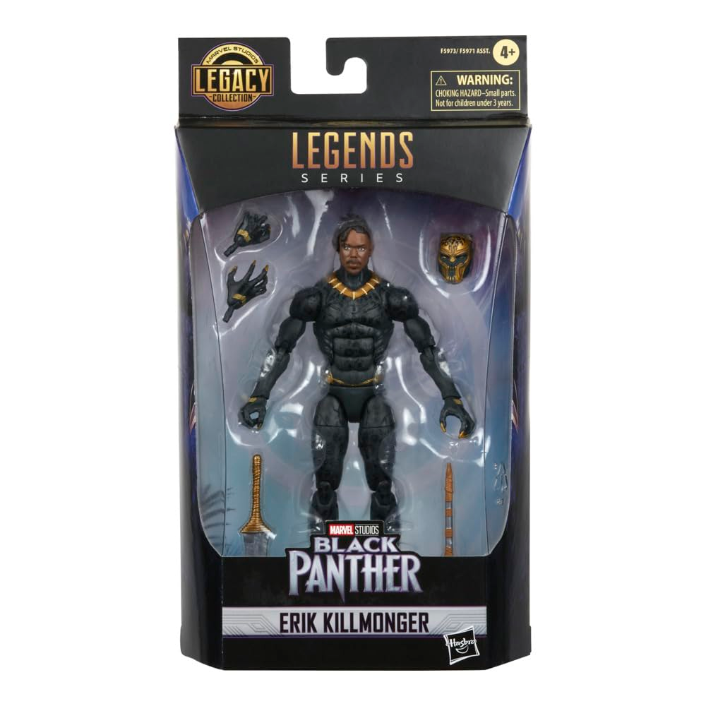 Marvel Legends Series Black Panther Erik Killmonger Figure