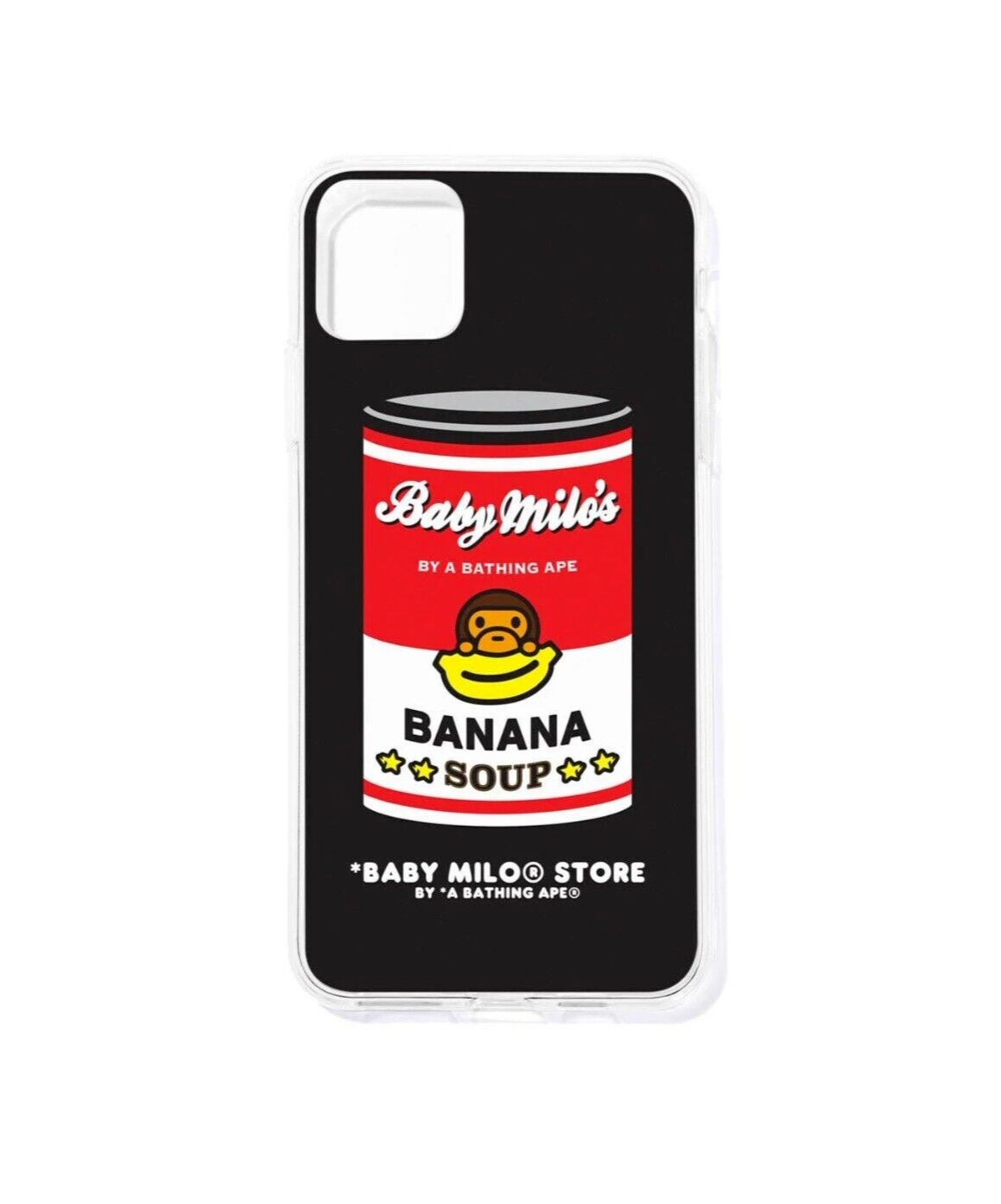 Bape Baby Milo Banana iPhone XI Pro Soft Case Black