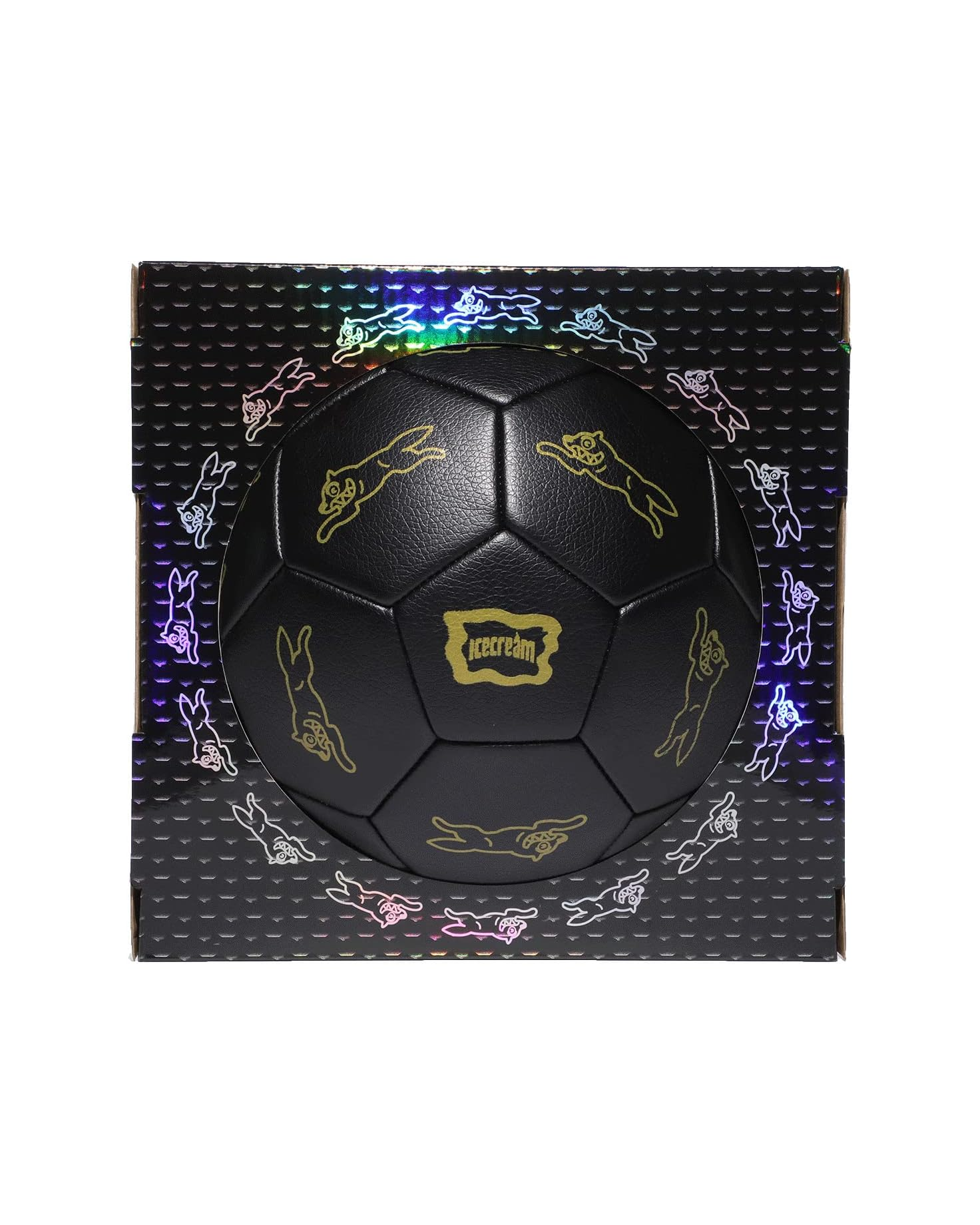 Icecream Goal Soccer Ball (Matte Black)