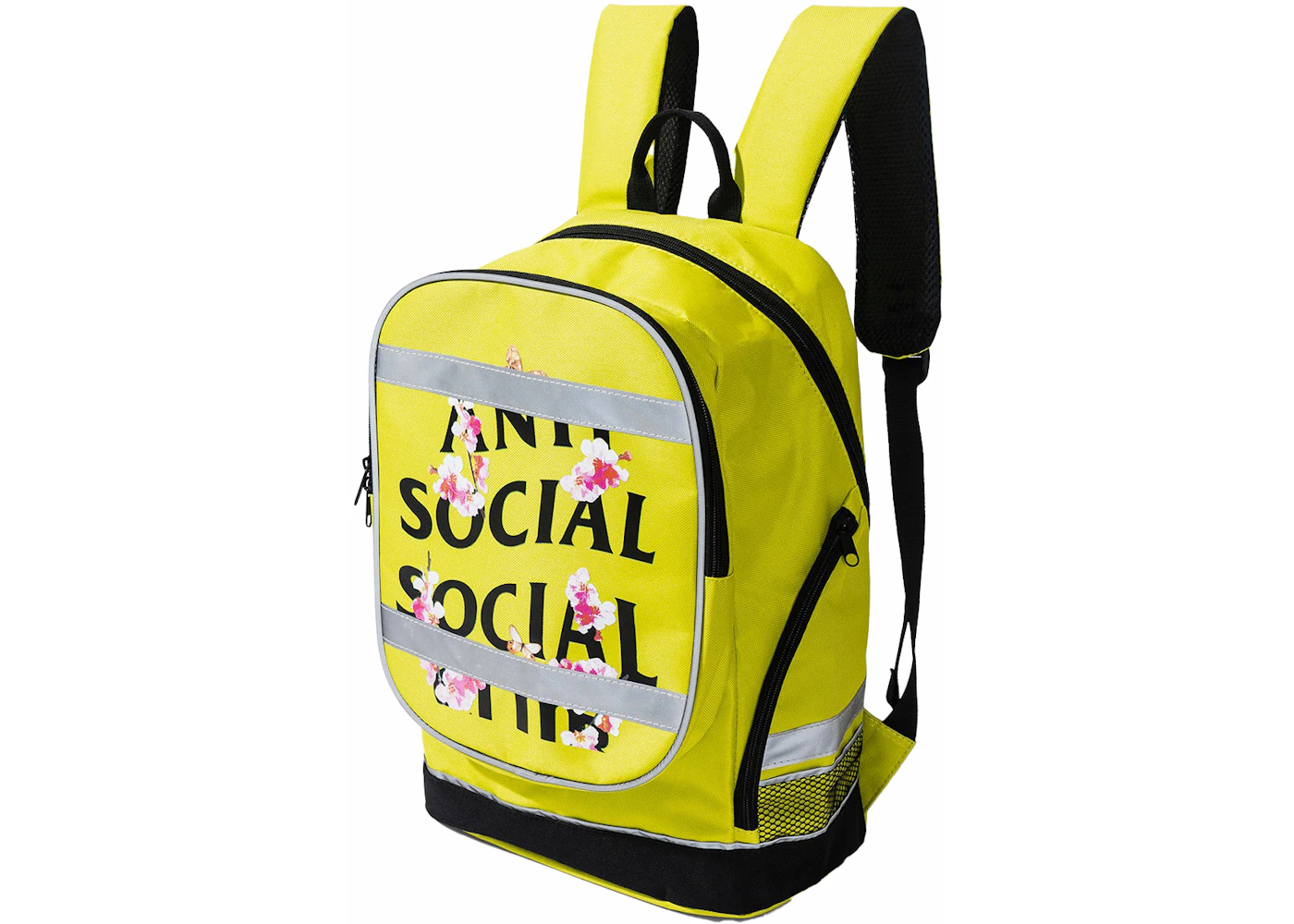 Anti Social Social Club Kkoch 3M High Visibility Backpack Neon