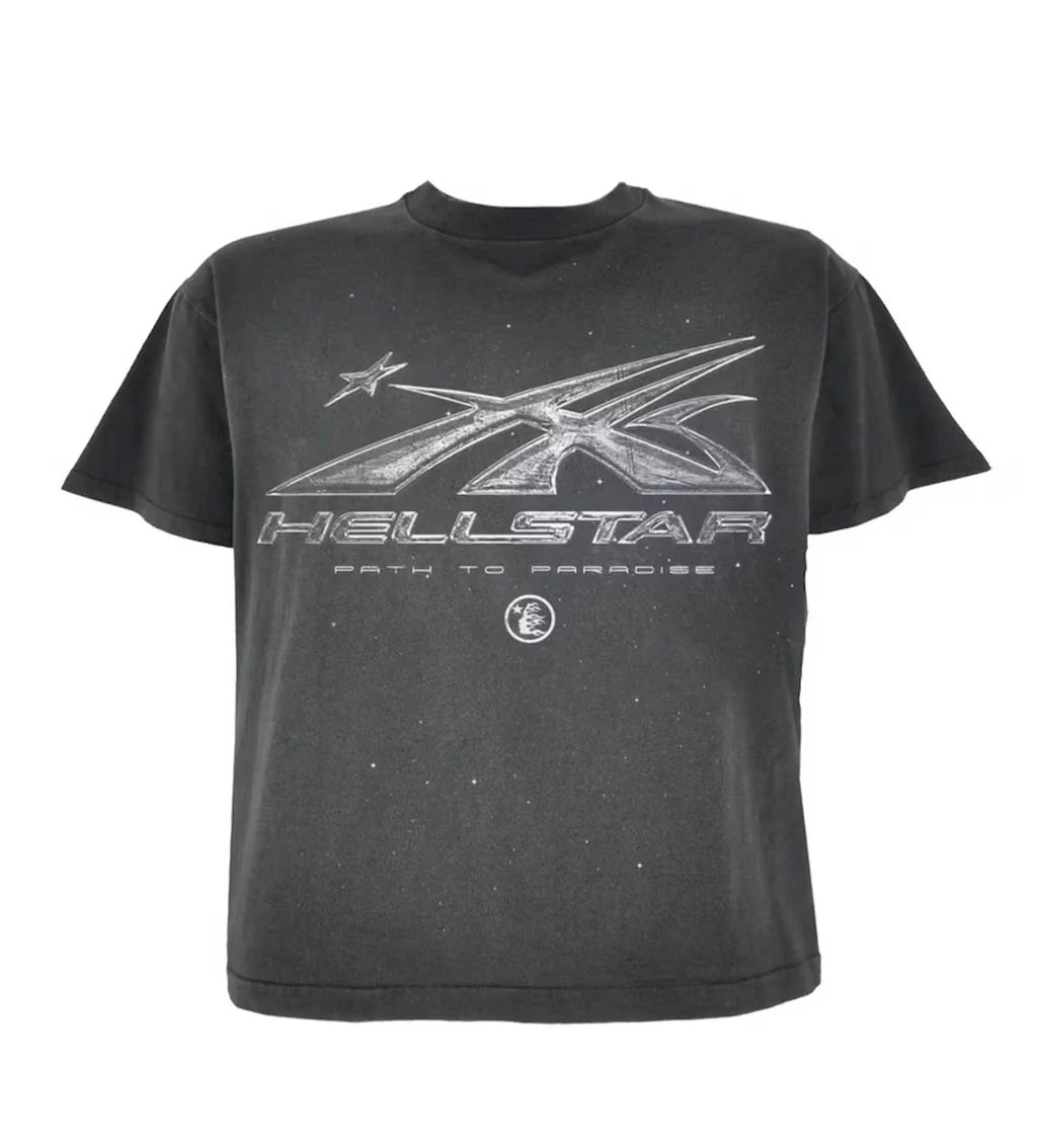 Hellstar Classic Chrome Logo T-Shirt Black