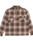 Sworn To Us Rhinestone Union Flannel Brown