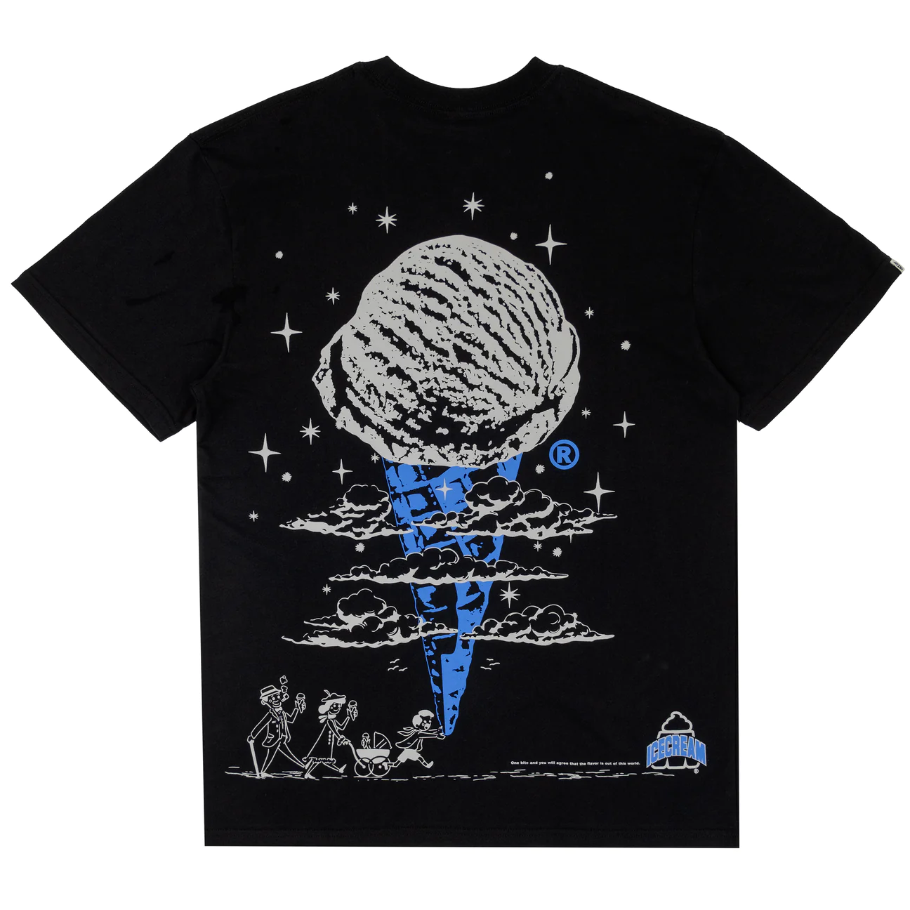 Icecream Out Of This World S/S Tee (Oversized) Shale