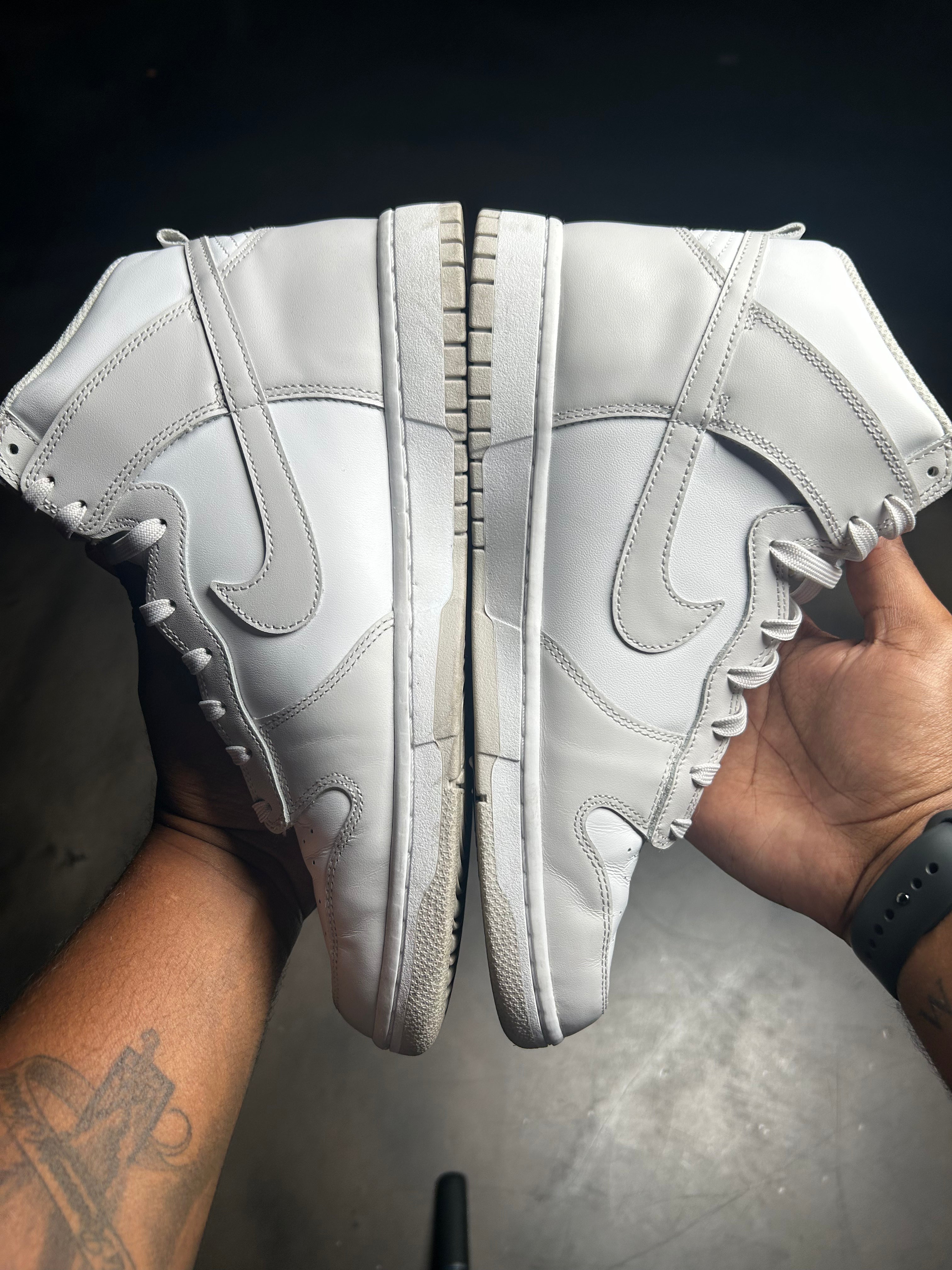 Nike Dunk High Retro White Vast Grey (2021) (Pre-Owned)