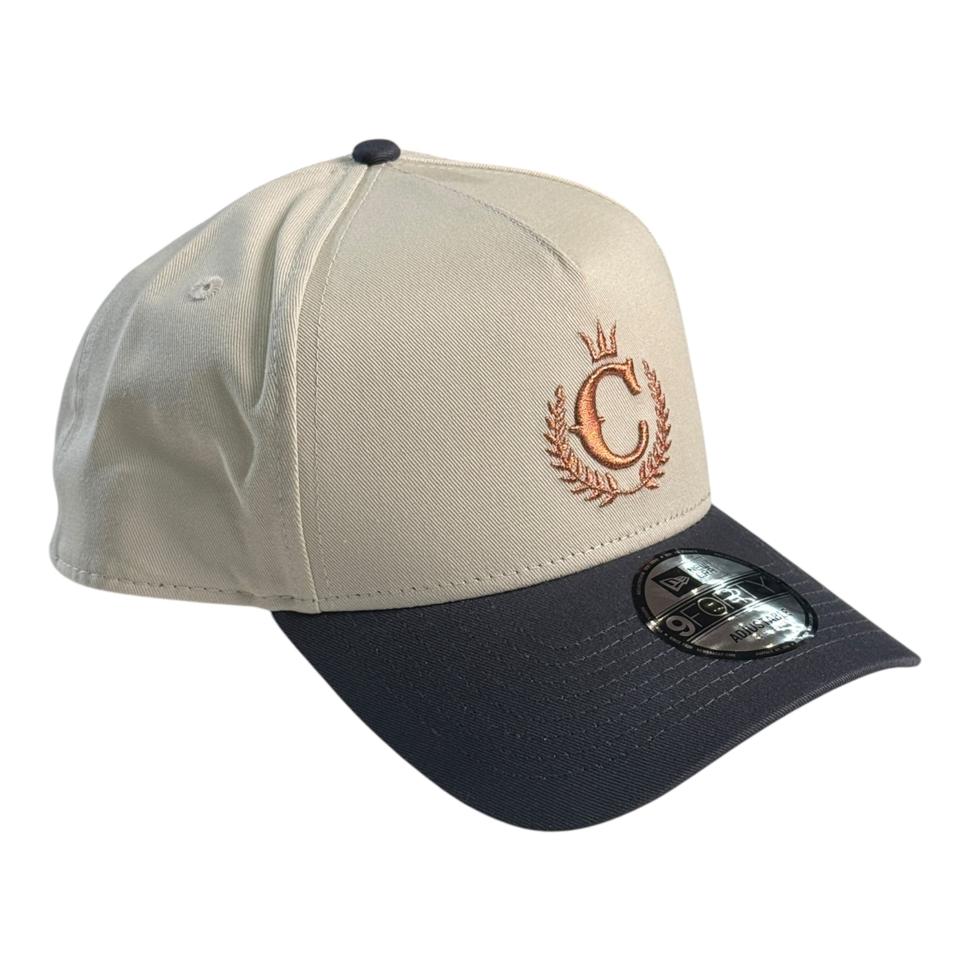 New Era 940 A-Frame Snapback Culture Kings Cream/Black