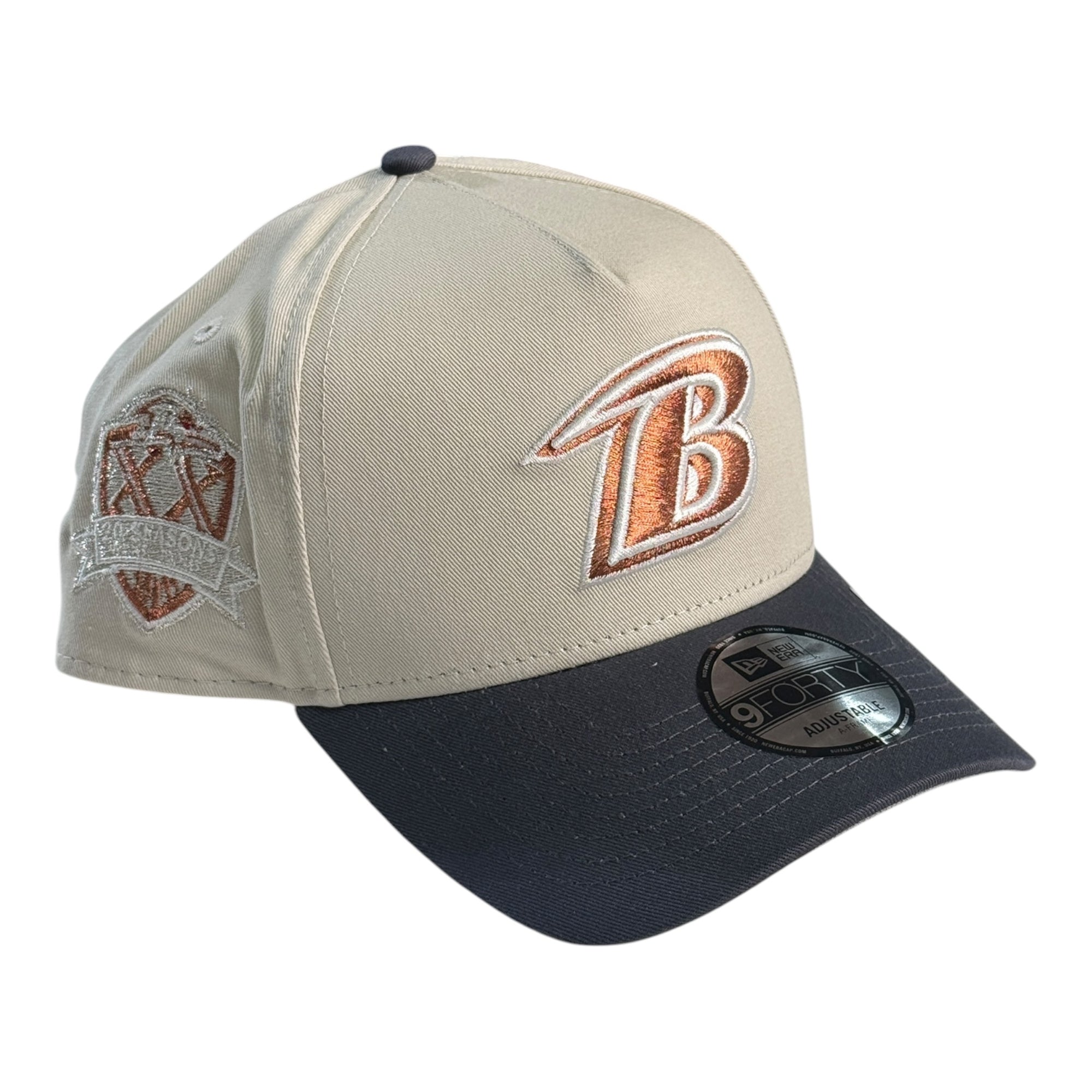 New Era 940 A-Frame Snapback Baltimore Ravens Cream/Black