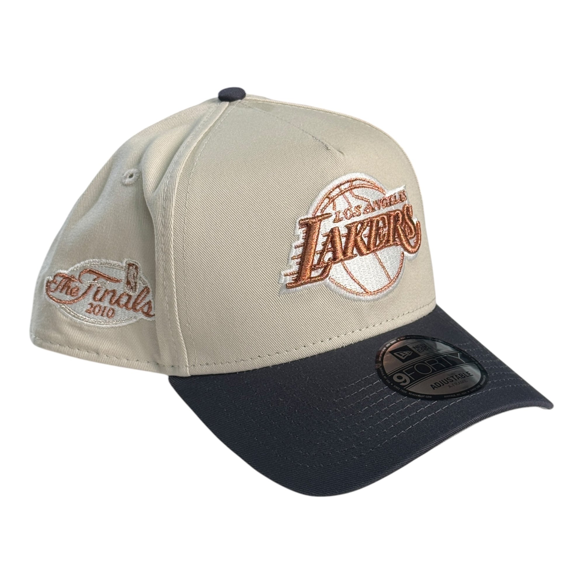 New Era 940 A-Frame Snapback Los Angeles Lakers Cream/Black
