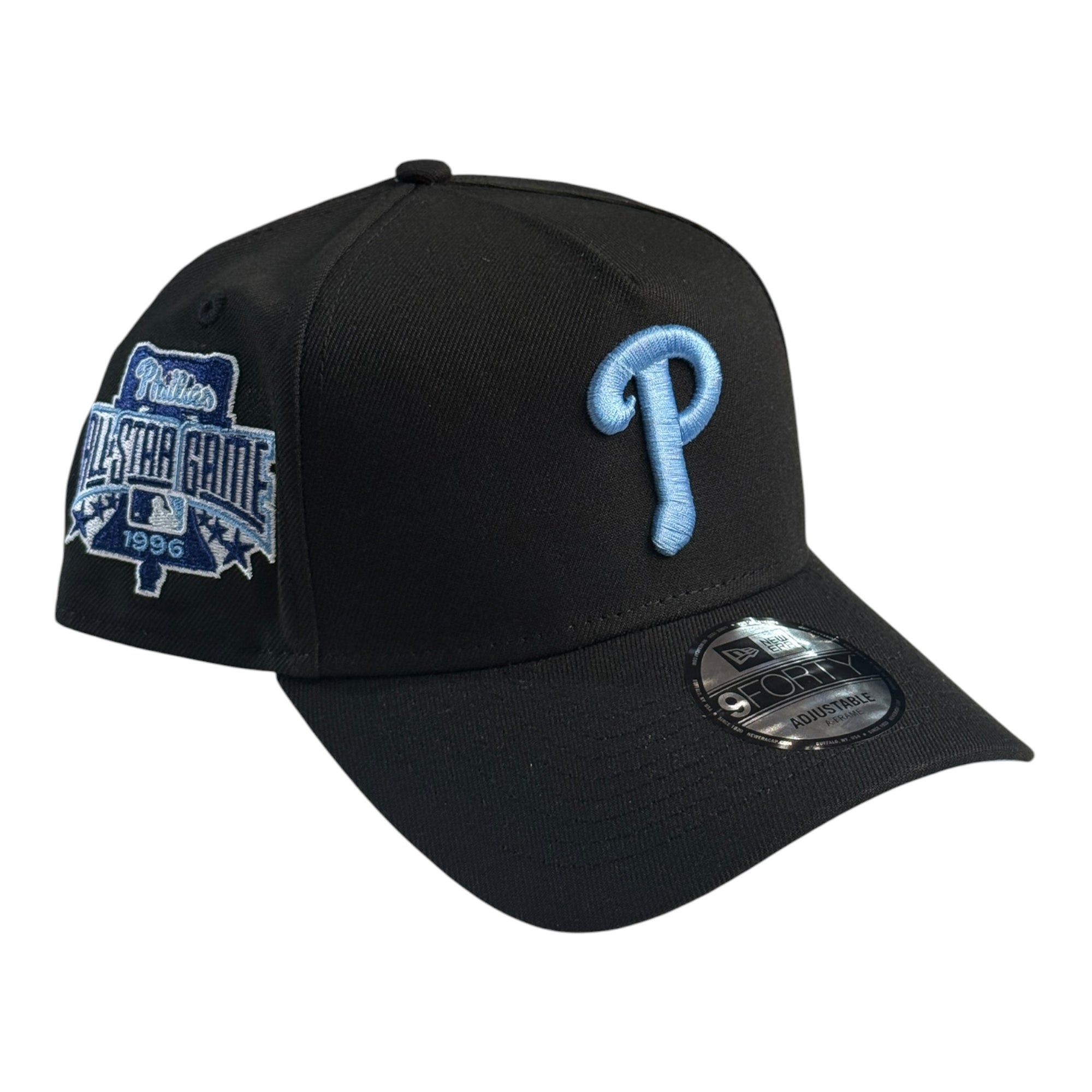 New Era 940 A-Frame Snapback Philadelphia Phillies Black/Light Blue