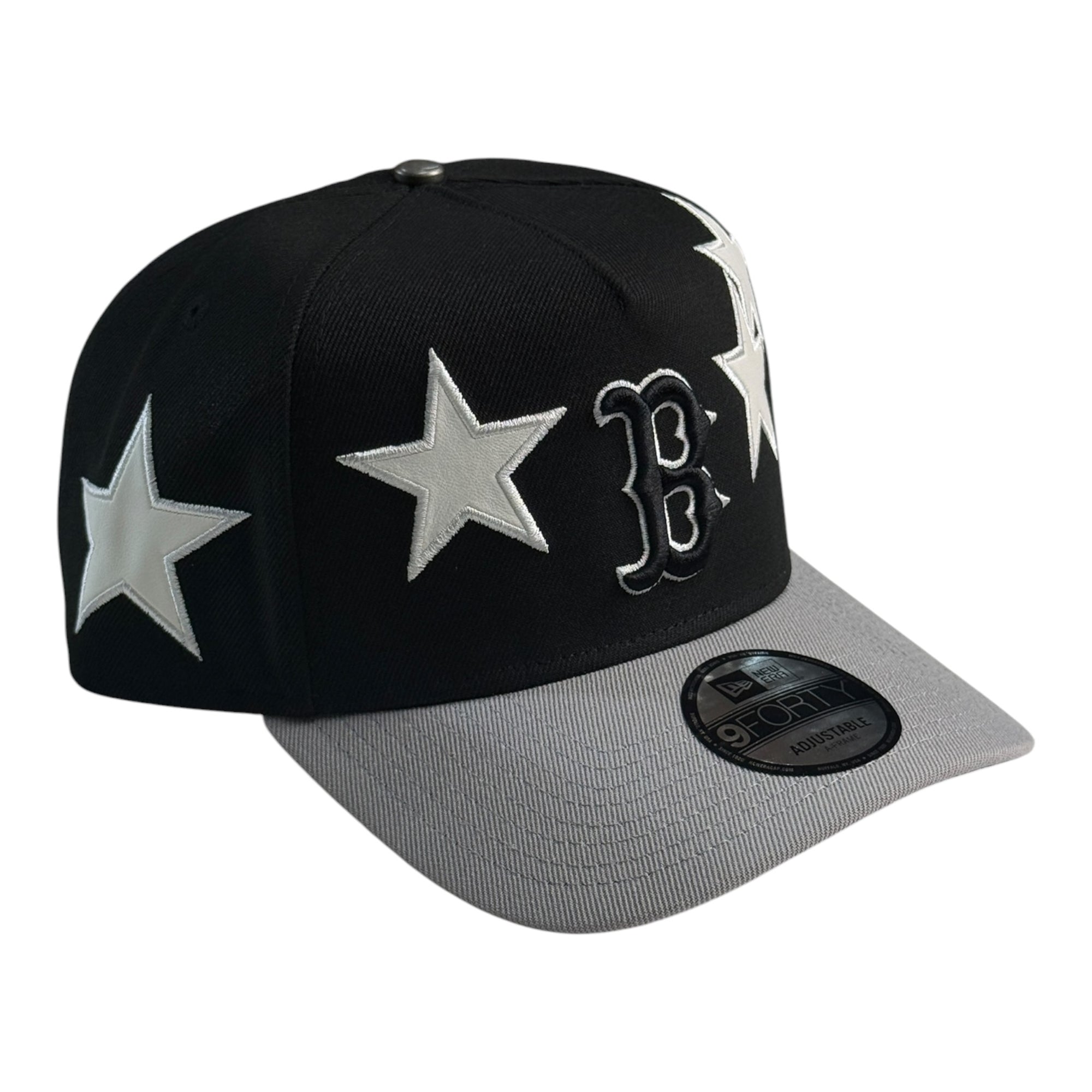 New Era 940 A-Frame Snapback Boston Red Sox Stars Black/Grey