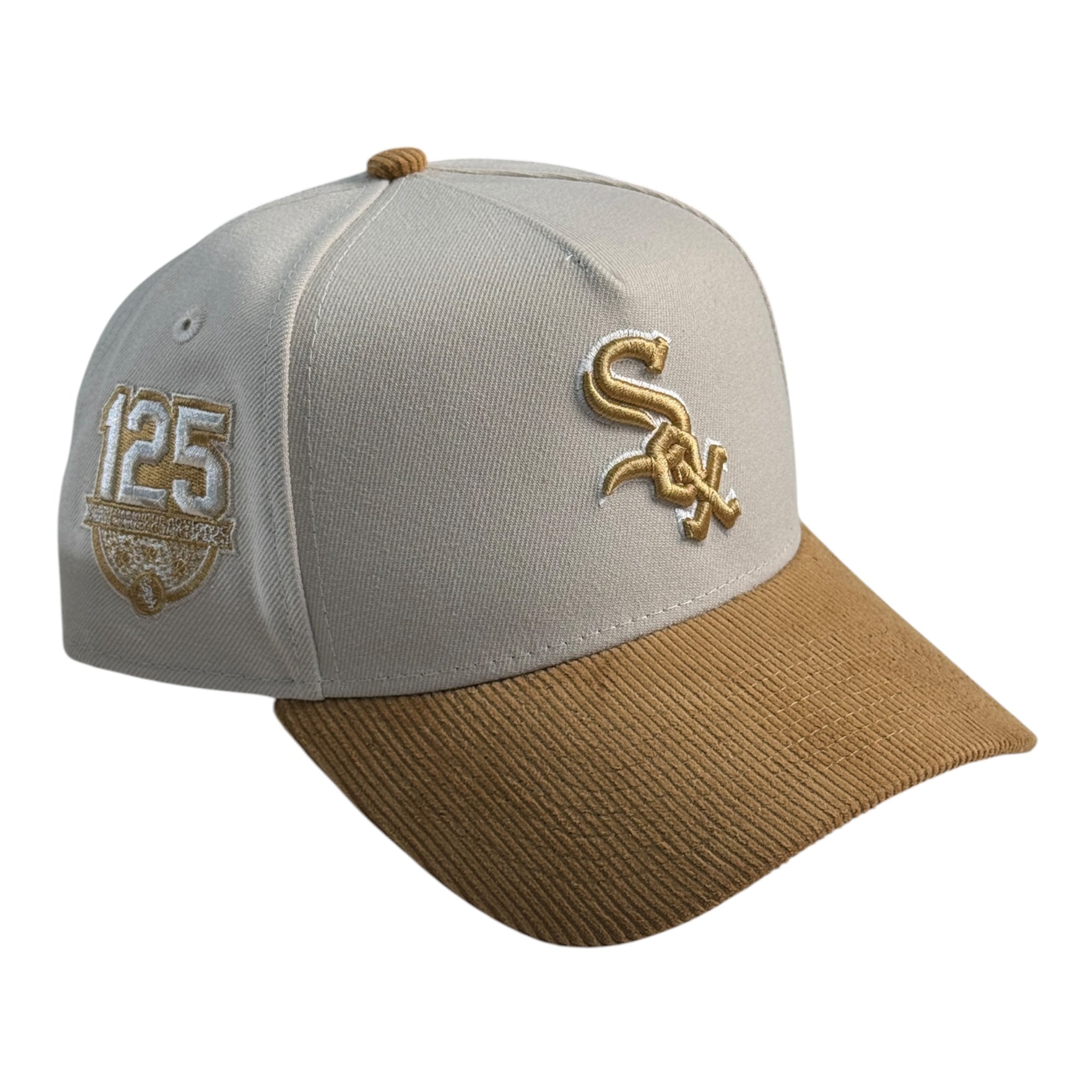 New Era 940 A-Frame Snapback Chicago White Sox Cream/Harvest